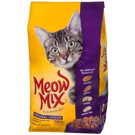 Meow Mix Original Choice Dry Cat Food Pound Bag