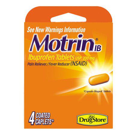 Motrin IB Ibuprofen USP 200mg Tablets & Fever Reducer