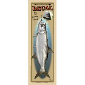 Salty Bones Tarpon Boat Decal