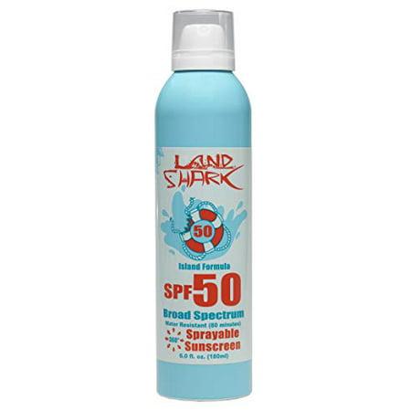Tropical Seas - Land Shark Water Resistant 360 Continuous Spray Sunscreen - UVA/UVB SPF 50