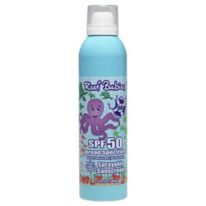 Tropical Seas Reef Babies Sunscreen Spray Resistant Free 50 (6oz)