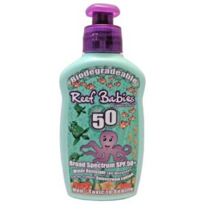 Reef Safe Biodegradable Waterproof SPF 50+ Babies Sunscreen